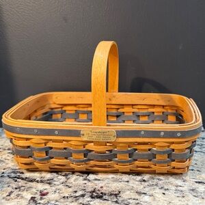 Handcrafted Woven Basket with Handle